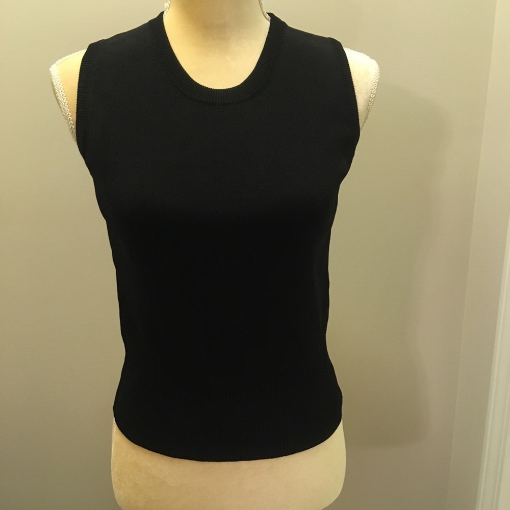 Joseph Abboud Black Vest Tank Top